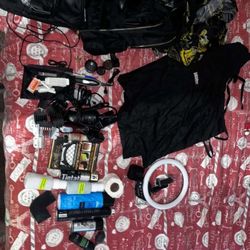 Nandaenmf Black Ice Barber BackPack Kit(recording Device And Light Circle)