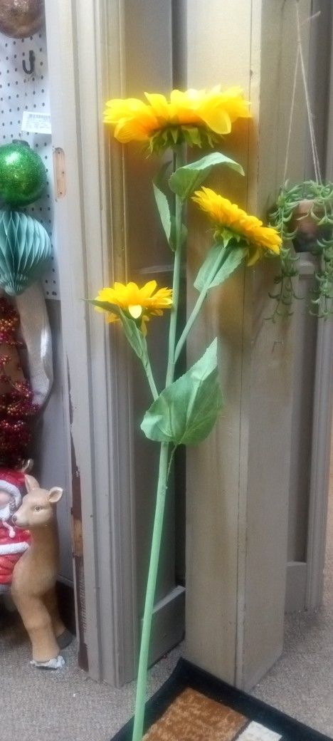 New 4ft Artificial Sunflower Looks Real High Quality 10 Each