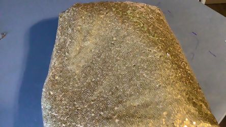 2 pieces Gold Sequin Fabric Aisle Runner