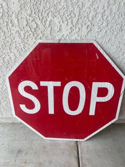 Large Stop Stop Sign