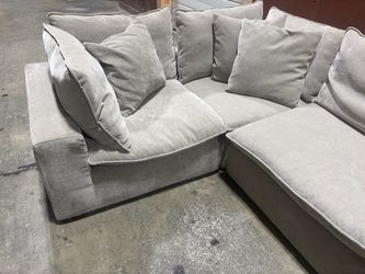 4-Piece Serene Modular Sectional Couch – Taupe