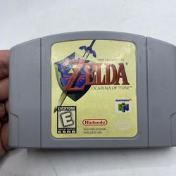 N64 Zelda Ocarina of Time (Nintendo 64, 1998) Game Cart Only-Authentic & Tested