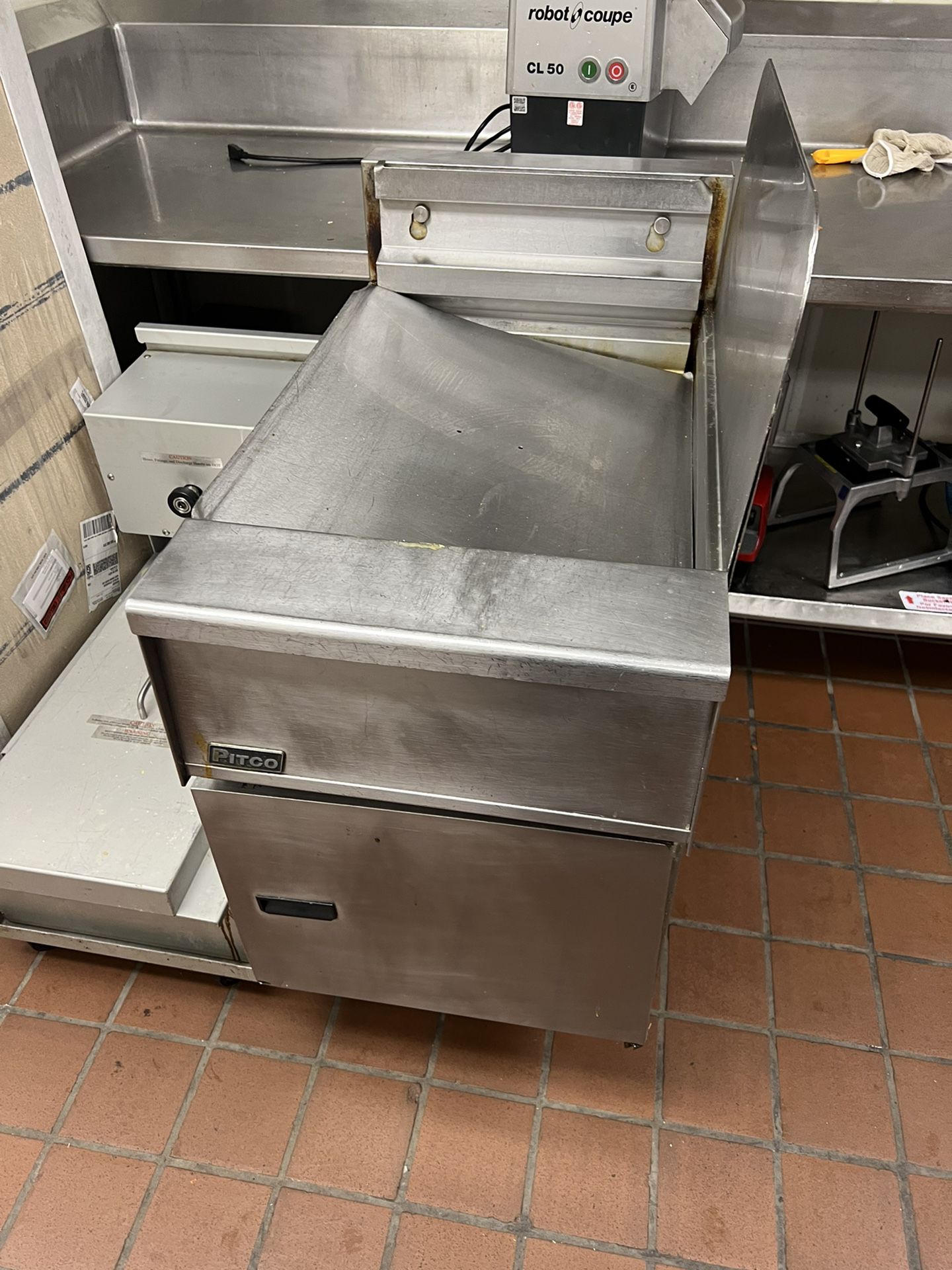 Commercial Fryer And Filter 