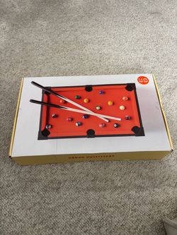 Urban Outfitters Mini Pool Table Set