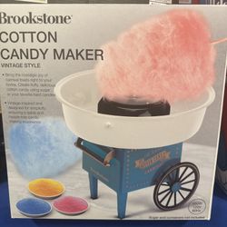 Brookstone Vintage Cotton Candy Maker Table Top Kitchen Style