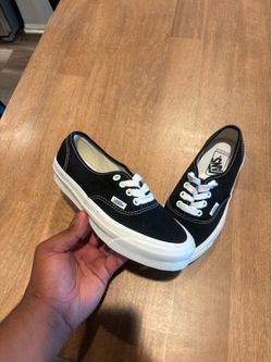Vans Authentic Originals Black Canvas Sneakers