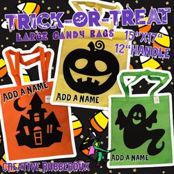 Large Halloween Trick Or Treat Bags Gift Bags
