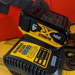 DeWalt XR 4ah Battery And Charger 