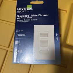 Leviton sureslide dimmers