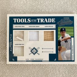 Mike Mussina Playoff Absolute Memorabilia Tools of the Trade Game Used /50