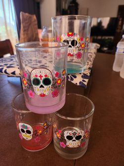 Calavera Drinking Glasses