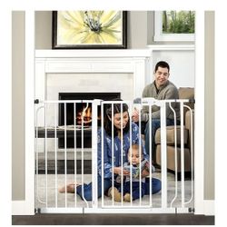 Regalo Easy Step 49-Inch Extra Wide Baby Gate, Includes 4-Inch and 12-Inch Extension Kit, 4 Pack of Pressure Mount Kit and 4 Pack of Wall Mount Kit