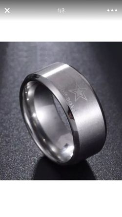 Silver Dallas Cowboys Ring