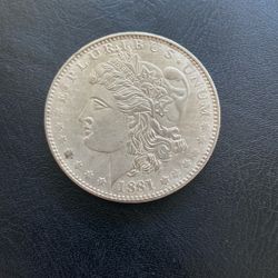 1881 Morgan Silver Dollar