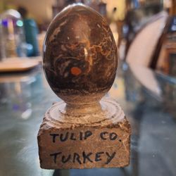 Agate Egg Shaped Sculpture 