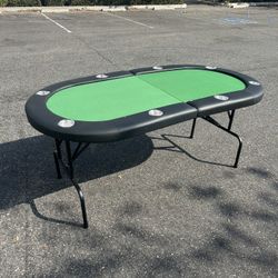 Brand New 8 Person Portable Poker Table For $100 