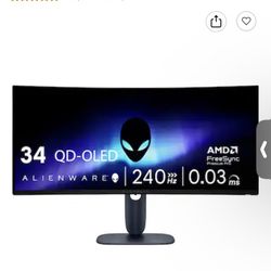 34 Inch Alienware Gaming Monitor