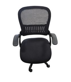 Black Mesh Ergonomic Office Task Chair Adjustable Arms Rolling Swivel Chair