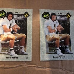 1991 Classic Brett Favre Rookie Cards Near Mint