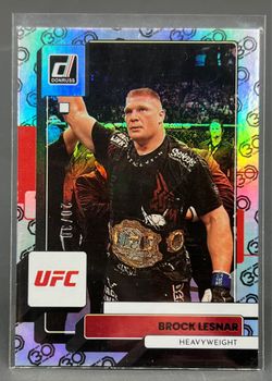 2023 UFC Panini Donruss Brock Lesnar UFC 30 Year Anniversary Card /30