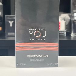Men’s Cologne Armani Stronger With You Absolutely Parfum for Men 3.3 fl. oz. / 100ml