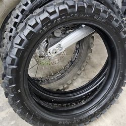 2024 Honda CRF300L Rally STOCK TIRES parts