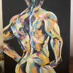 Nude Male Painting LGBTQ. 🔥 