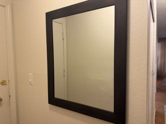 Modern Dark Brown Mirror
