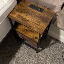 Wooden Bed Side Table