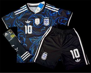 Lionel Messi Kids Blue Jersey Set