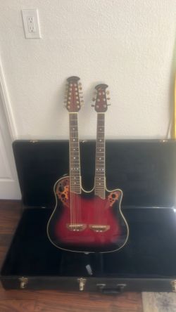 Ovation double neck guitar