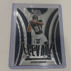 Mosaic Elevate Jayden Higgins #81 Houston Texans Rookie Card