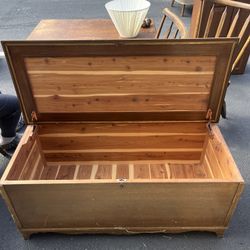 Vintage Cedar Chest W/copper hinges