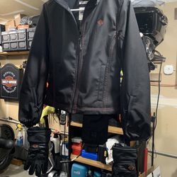 Harley Davidson Women’s Heated Jacket & Gloves XS