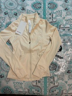 Yellow defined lululemon jacket
