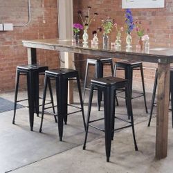 Néw Set Of 4 Bar Stools  30”