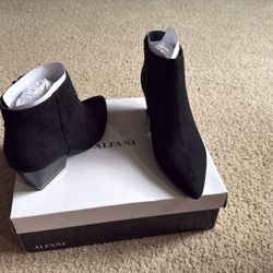 Alfani Womens Armena Dressy Pointed Toe Booties Black 7.5 Medium (B,M)