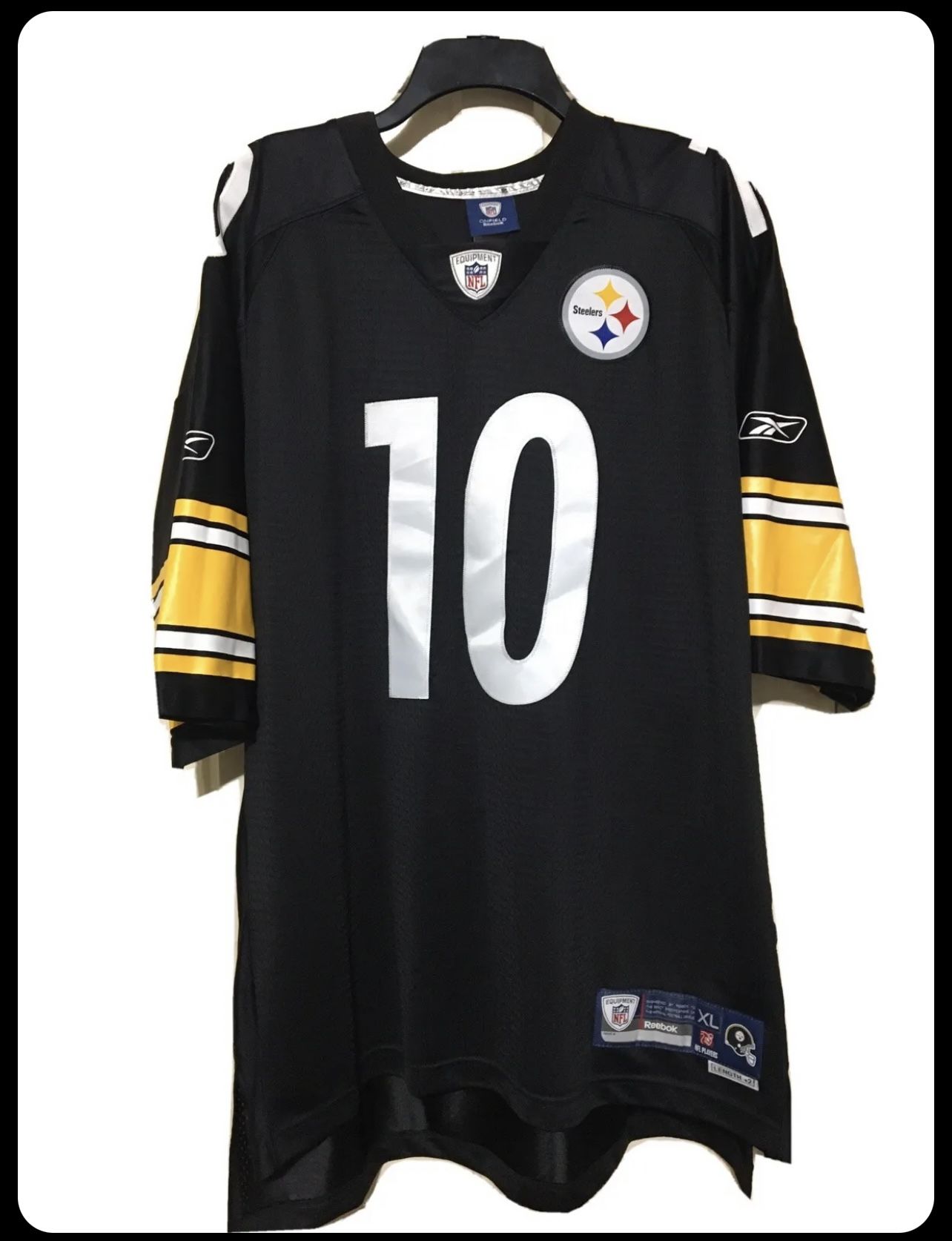 Reebok On FIeld Pittsburgh Steelers Jersey Dixon #10 Size XL