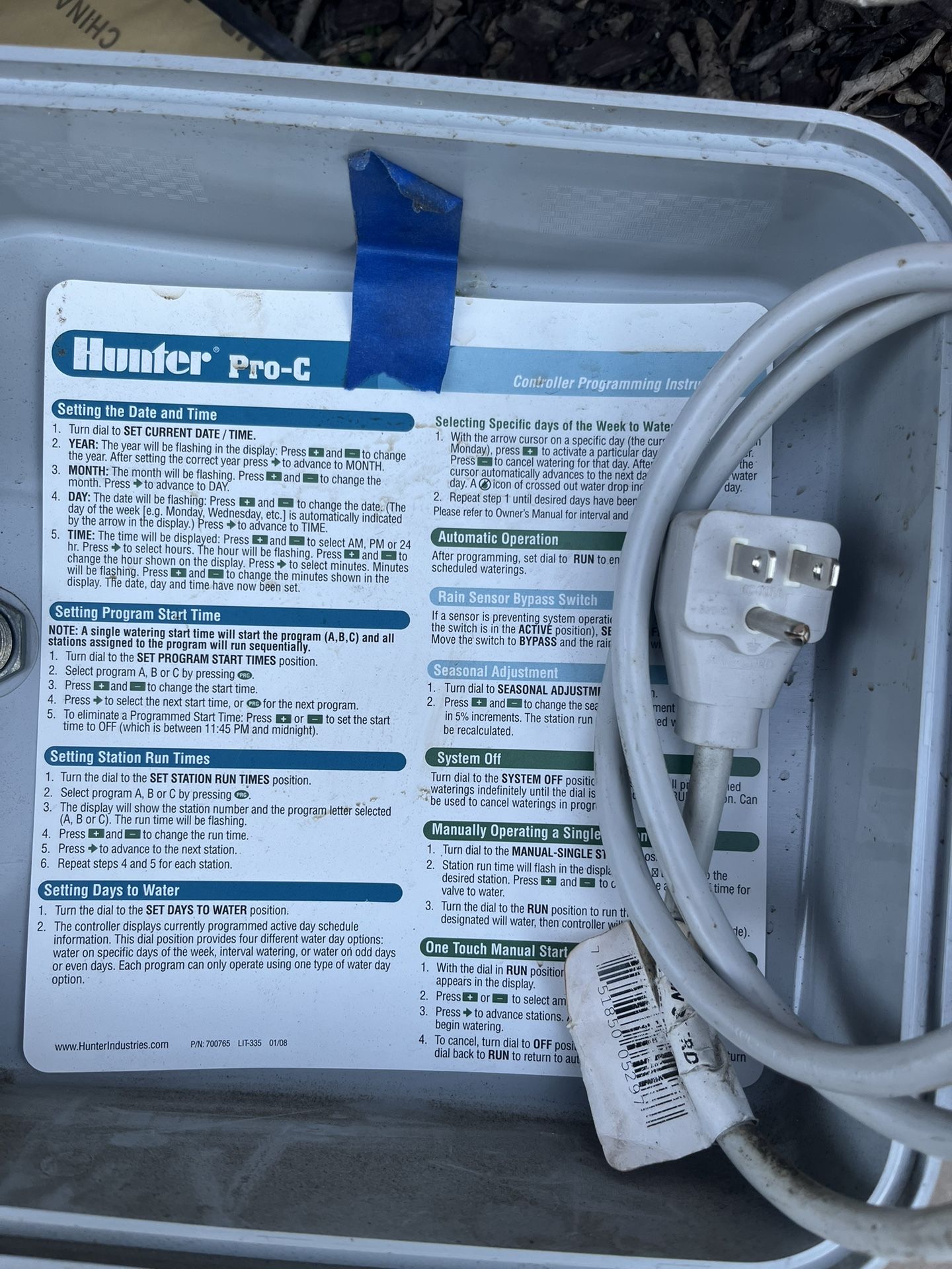 Sprinkler Timer