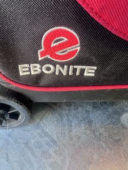 Bowling Ball With The Rolling Bag