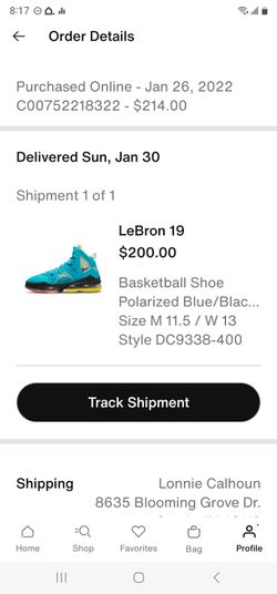 Lebrons Size 11.5