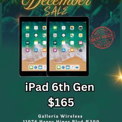 Apple iPad 6th Gen WiFi And Cellular 