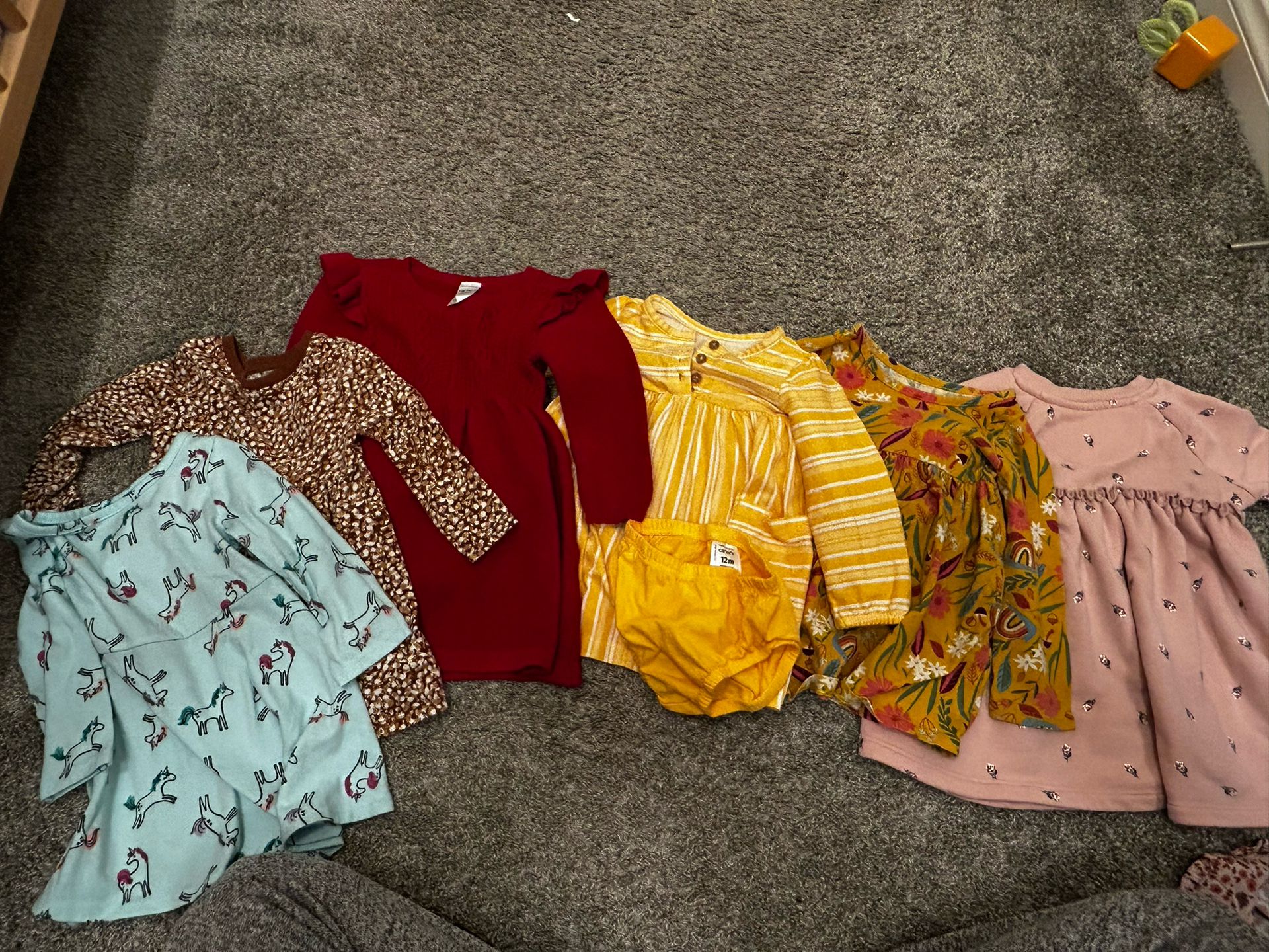 12 Months Dresses, And Tops
