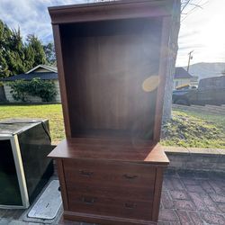 FREE bookshelf wood