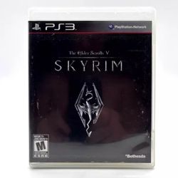 The Elder Scrolls V: Skyrim PS3 PlayStation 3 2011 CIB Complete