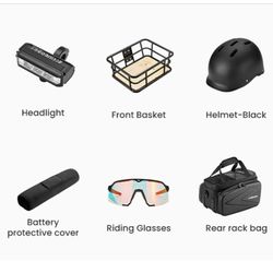 E-Bike accessories bundle, new