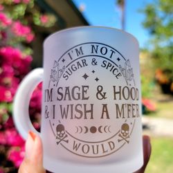 Sugar & Spice 11oz Glass Mug