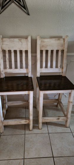 Rustic / Distressed Bar Stools