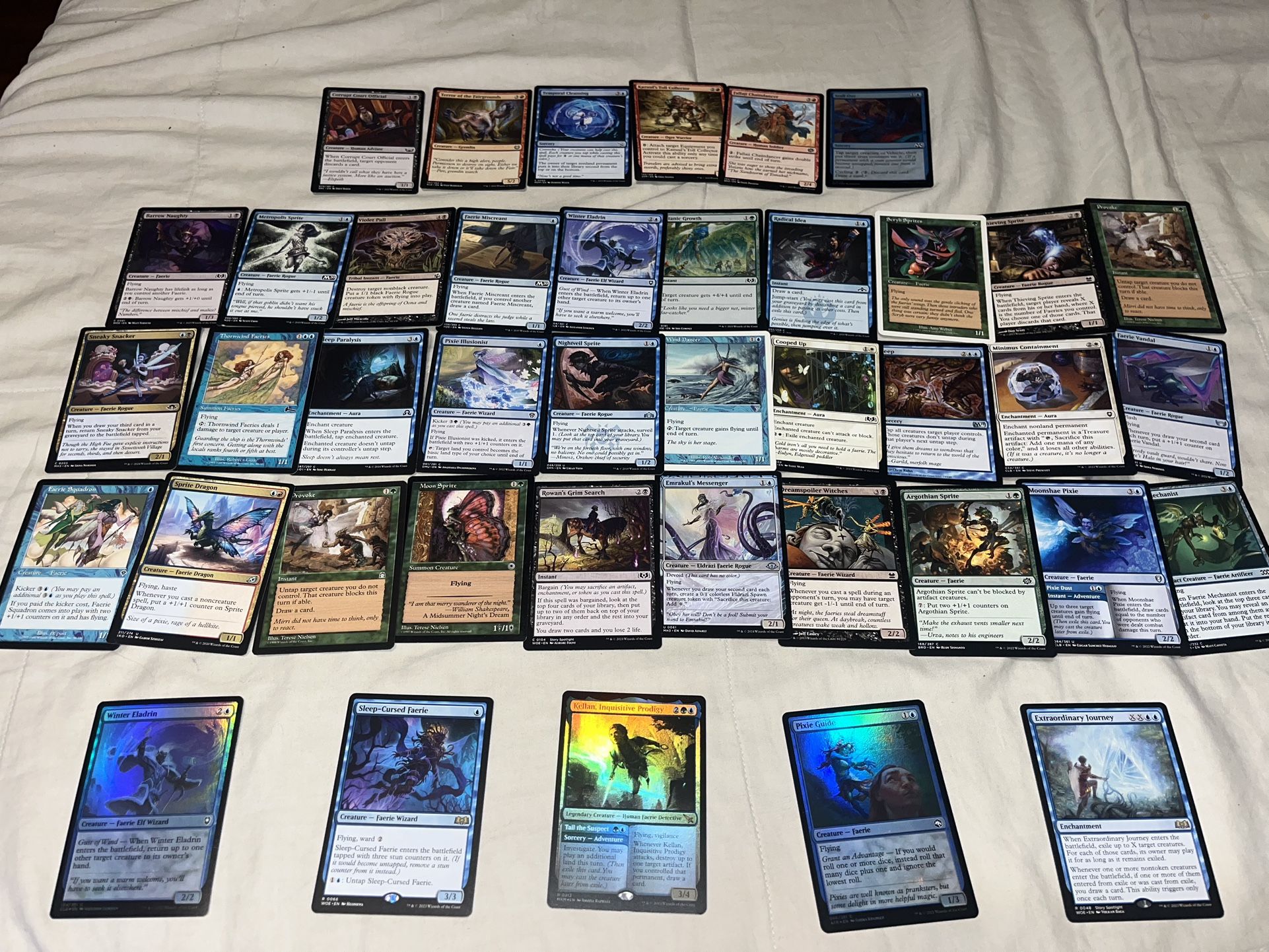 MTG FAIRY/FAERIE- FAIRY themed magic card lot+ bonuses !!