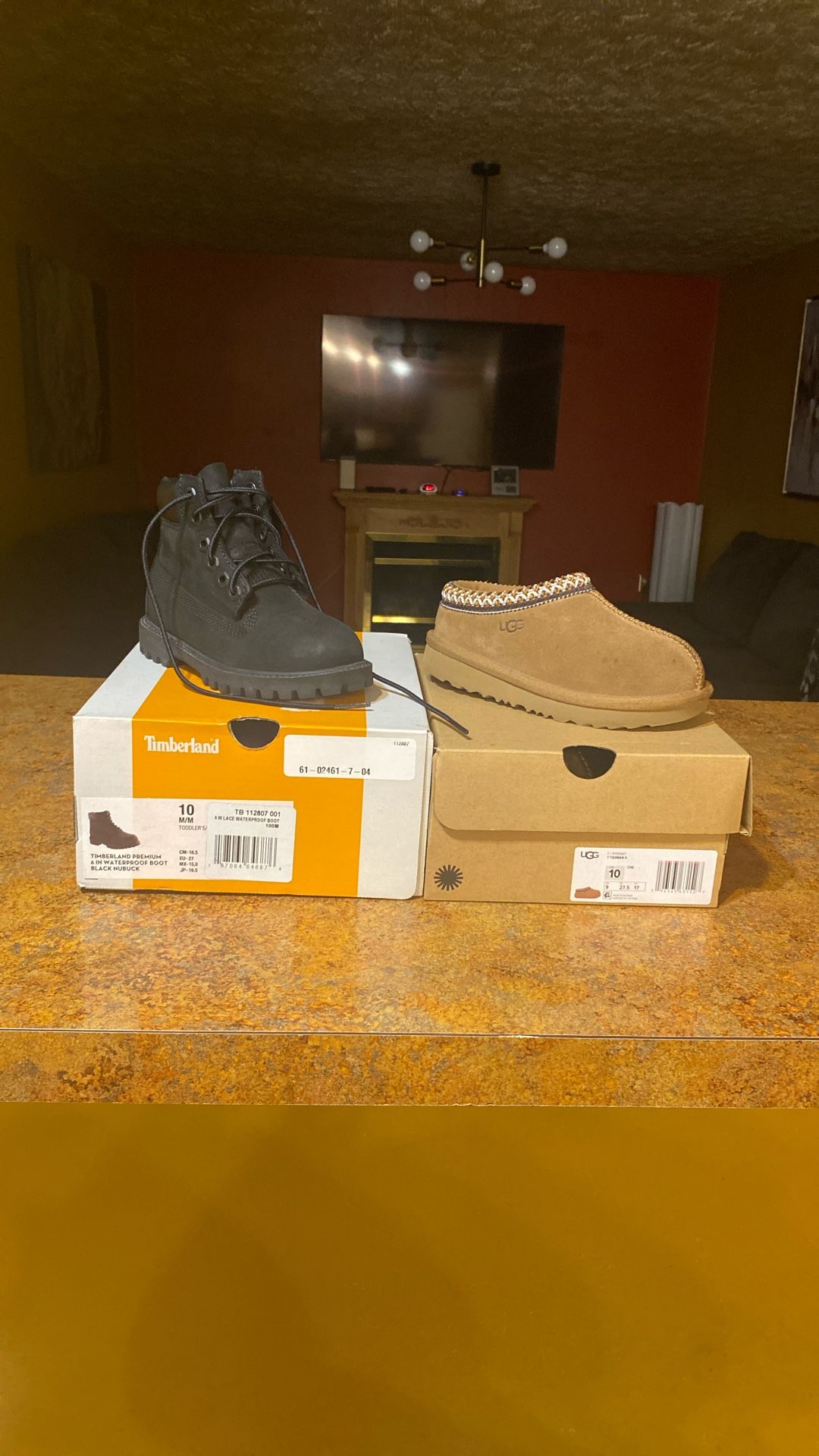 Great Deal Two Pair Of Shoe $100 Timberland Boots And UGG Tasman 2